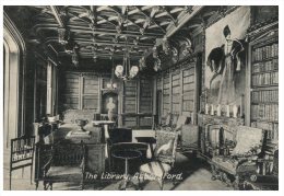 (PF 888) Very Old Postcard - Carte Ancienne - Abbotsford Library - Libraries