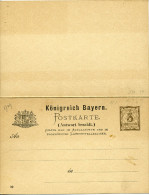 Entier Postal  Carte Avec Réponse Payée 3 Pf Marron Neuf - Covers & Documents