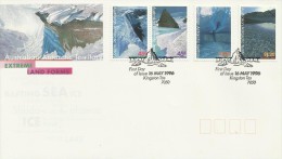 Australian Antarctic Territory 1996 Extreme Land Forms FDC - FDC