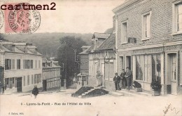 LYONS-LA-FORET RUE DE L'HOTEL-DE-VILLE ANIMEE 27 EURE - Lyons-la-Forêt