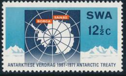SWA South West Africa 1971, 10th Anniv Of Antarctic Treaty, Set Of 1v** - Antarctic Treaty