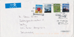 New Zealand Cover Sent Air Mail To Denmark 13-4-2011 KIWI STAMPS - Lettres & Documents