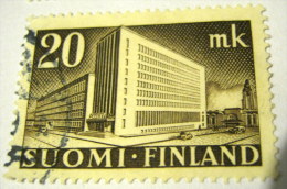 Finland 1945 Central Post Office Helsinki 20m - Used - Usati