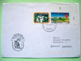 United Nations Vienna 1993 Special Cancel Sindelfingen On Cover To Germany - UN Office - Banning Chemical Weapons - Cartas & Documentos