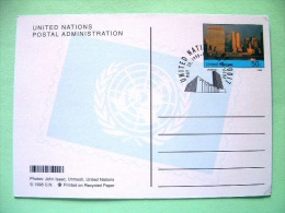 United Nations Vienna 1998 FDC Pre Paid Postcard - UN Office N.Y. - Cartas & Documentos