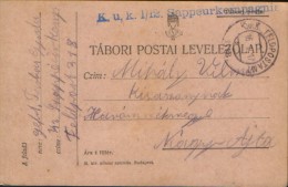 Hungary - Postcard - Tabori Postai Levelezolap Circulated In 1917, K.u.K. Sappeurkompagnie And Consored - Lettres & Documents