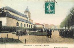 Seine Saint Denis - P 306 - Romainville -  Interieur Du Square - Carte Colorisee - Carte Bon Etat - - Romainville