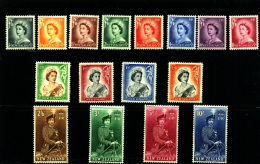 NEW ZEALAND - 1953  DEFINITIVE QUEEN ELISABETH  SET  MINT NH - Neufs