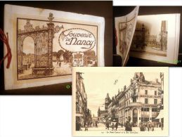 "SOUVENIR De NANCY" 16 Photo(s) Lorraine Lothringen Meurthe Et Moselle Ca 1900 ! - Lorraine - Vosges