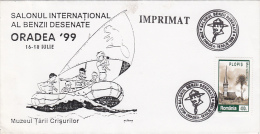 49FM- SCOUTS, SCOUTISME,CARTOONS FESTIVAL, SPECIAL COVER, 1999, ROMANIA - Briefe U. Dokumente