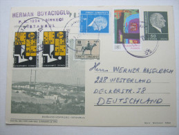 1975, Bildkarte Verschickt - Covers & Documents