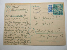 1949, Ganzsache Verschickt - Postcards - Used