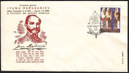 Yugoslavia 1963, Illustrated Cover "Ivan Mazuranic" W./ Special Postmark "Novi Vinodolski", Ref.bbzg - Covers & Documents