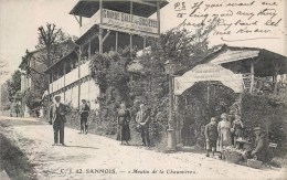 SANNOIS " MOULIN DE LA CHAUMIERE " ANIMEE MARCHAND DE FLEURS 95 VAL-D'OISE - Sannois