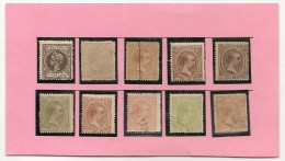 PUERTO RICO - Lot Of 10 Old Stamps - USED & MINT - Puerto Rico