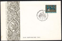 Yugoslavia 1962, Illustrated Cover "Day Of Republic 1962" W./ Special Postmark "Zagreb", Ref.bbzg - Covers & Documents