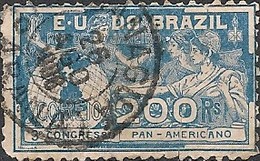 BRAZIL - 3rd PANAMERICAN CONGRESS, RIO DE JANEIRO 1906 - USED - Used Stamps