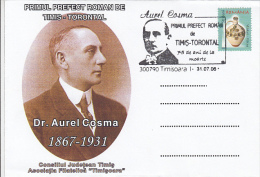 136- AUREL COSMA, TIMIS COUNTY PREFECT, SPECIAL COVER, 2006, ROMANIA - Briefe U. Dokumente