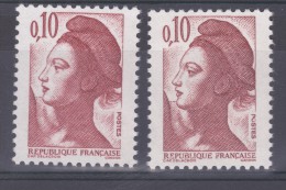 FRANCE VARIETE YVERT 2179 / MAURY 2184  TYPE LIBERTE   NEUFS LUXES - Unused Stamps