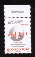 Monaco 2014 - Yv N° 2944 ** - JOURNEE INTERNATIONALE DES DROITS DE L´ENFANT - Nuovi