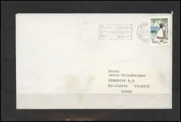 FINLAND Brief Postal History Cover  FI 052 National Costume Women - Covers & Documents