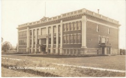Newberg Oregon, High School Building Architecture, C1910s VintageReal Photo Postcard - Otros & Sin Clasificación