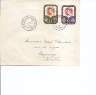 Luxembourg -Scoutisme ( Lettre En Premier Jour De 1957 Vers La France à Voir) - Covers & Documents