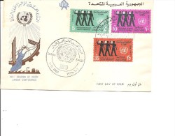 Egypte (FDC De 1966 à Voir) - Brieven En Documenten