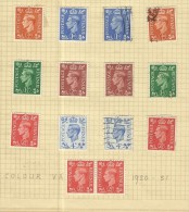 Great Britain 1950-51 King George VI Definitives Mint Set - Ohne Zuordnung