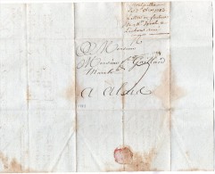 TB 220 - Lettre De MONTPELLIER Pour ALAIS ( Alès ) - 1701-1800: Voorlopers XVIII