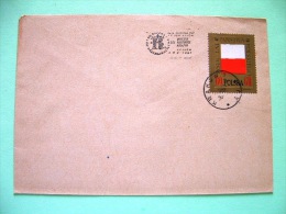 Poland 1967 Special Cancel Cover - Flag - Lettres & Documents