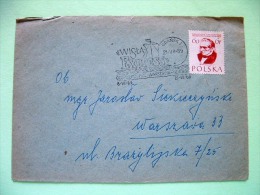 Poland 1969 Cover Sent Locally - Karol Libelt - Ship Cancel Gdansk - Lettres & Documents