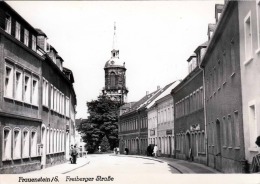 Ak FRAUENSTEIN / E - Freiberger Straße, Foto-Ak Im Format 15 X 10,5 Cm - Frauenstein (Erzgeb.)