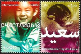 United Nations - Vienna - 2014 - International Year Of Happiness - Mint Stamp Set - Nuovi