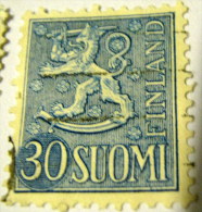 Finland 1956 Lion 30mk - Used - Usati