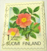 Finland 1994 Flower Rosa Acicularis 1k - Used - Usati