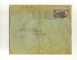 - FRANCE COLONIES . A.O.F. SENEGAL . LETTRE DE 1952 POUR LA METROPOLE . - Lettres & Documents