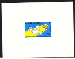 Epreuve De Luxe:  1986  Journée Mondiale De La Poste Yv PA 153 ** - Imperforates, Proofs & Errors