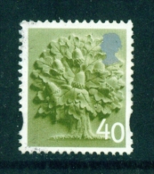 GREAT BRITAIN (ENGLAND) -  2003+  Oak Tree  40p  Used As Scan - Engeland