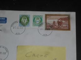 LETTRE NORVEGE NORGE NOREG NORWAY AVEC YT 1521 ET COR POSTAL - ARCTIQUE - GUNNAR ISACHSEN  SVALBARD - - Lettres & Documents