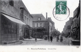 C398 Cpa 23  Dun Le Palleteau - Grande Rue - Dun Le Palestel