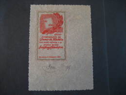 JOSE MONGE 1944 Gremio Filatelia De Barcelona Firma 50 Aniversario Filatelia Spain - Proofs & Reprints