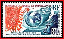 NEW CALEDONIA  1973 METEOROLOGY DAY / WEATHER SATELLITE SC#C101 MNH CV$8.00 - Collections