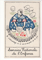 Carte 1920 Signée Naly : Semaine Nationale De L'enfance ,chanson "il était Une Bergère" - Naly