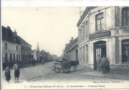 NORD PAS DE CALAIS - 62 - PAS DE CALAIS - NOEUX LES MINES - La Grande Rue - Animation Commerciale - Café Restaurant - Noeux Les Mines