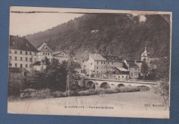 25 DOUBS - CP ST HIPPOLYTE - PONT SUR LE DOUBS - EDIT BERCAILLE - Saint Hippolyte