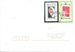 FRANCE.  Enveloppe Ayant Circulé En 1997. Porte Timbre : Mère Teresa. - Mutter Teresa