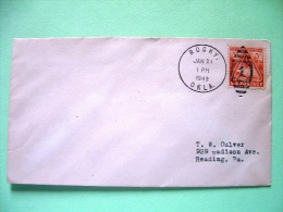 USA 1949 Cover Rocky OKLA To Reading - Fort Bliss And Rocket - Sonstige & Ohne Zuordnung