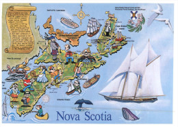 (556) Map Nova Scotia Islands - Juegos Olímpicos