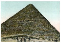 (556) Egypt - Pyramid Of Guizeh (very Old Card) - Pyramids